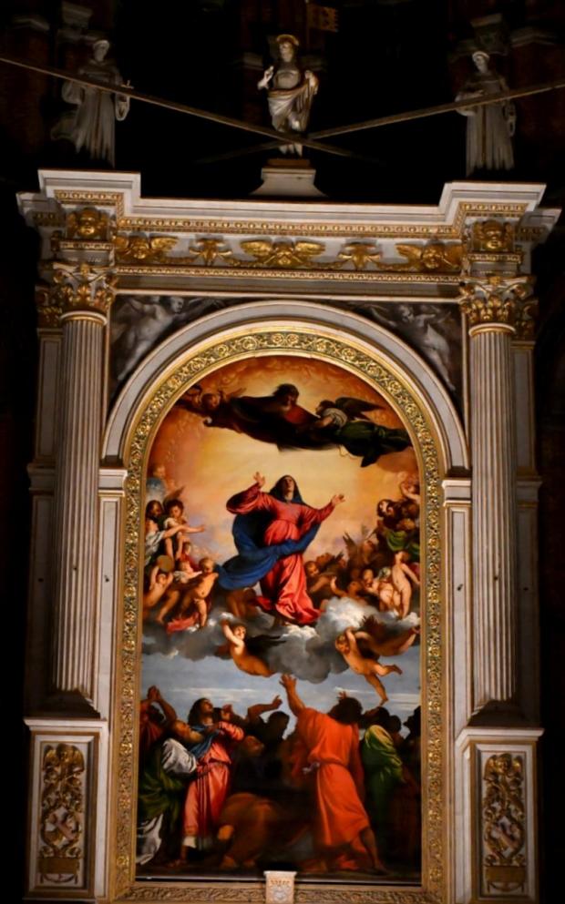 Pala dell'Assunta Tiziano Vecellio Basilica dei Frari