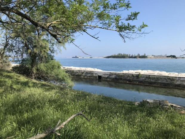 Diga Alberoni, zona Rocchetta foto diga Alberoni