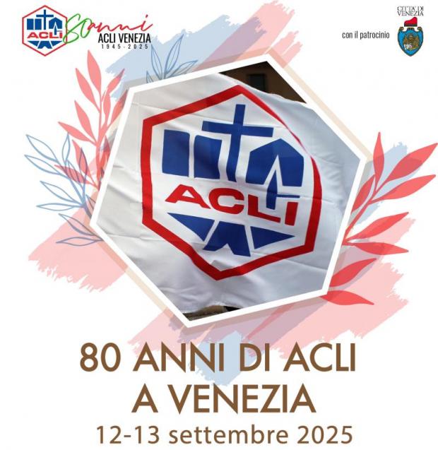 Grafica: in alto logo Acli, in basso titolo dell'evento