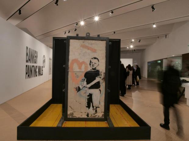 Inaugurazione mostra Banksy
