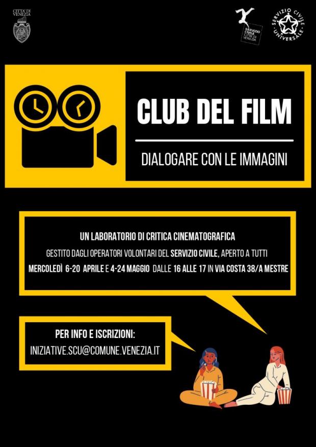 Club del film - "Dialogare con le immagini" Locandina del Club del Film