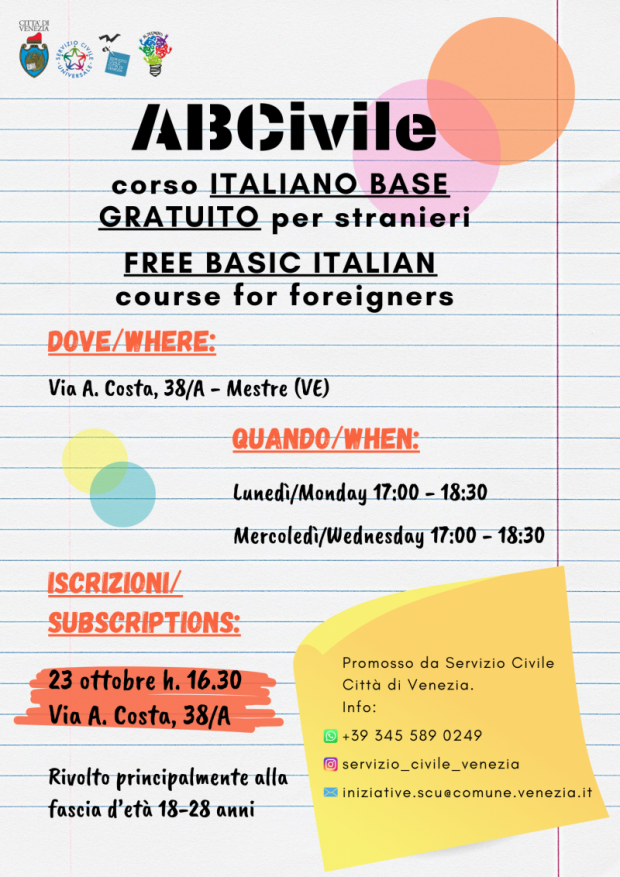 Informazioni corsi ABCivile