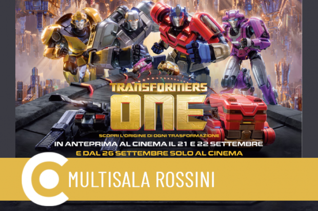 Arriva in anteprima Transformers One al Rossini