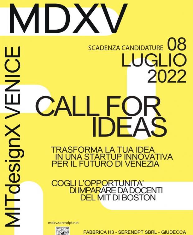 Locandina dell'iniziativa "Call for ideas"