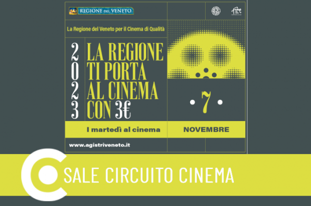 Cinema a 3 euro, dal 7 novembre le proiezioni d'autore al costo ridotto