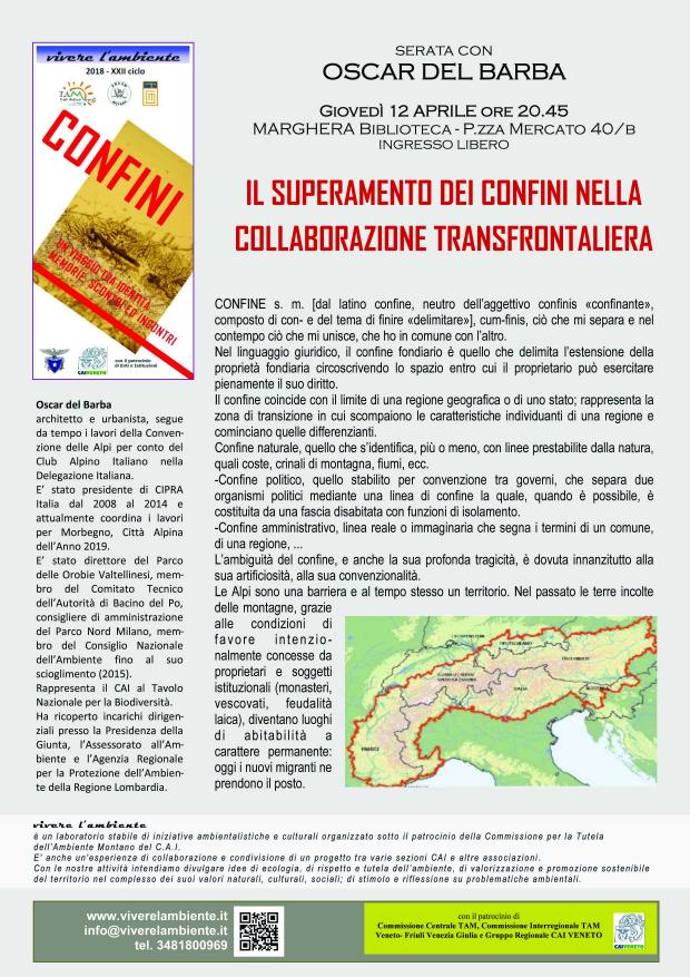 locandina evento Confini locandina Confini