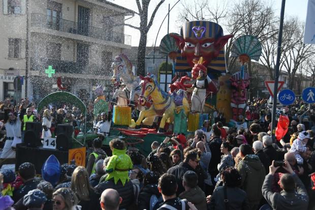 I carri del Carnevale a Zelarino