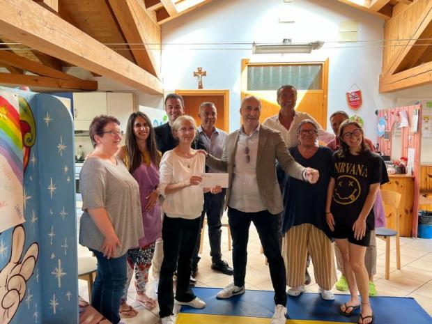 Consegna dei fondi a Casa Nazareth