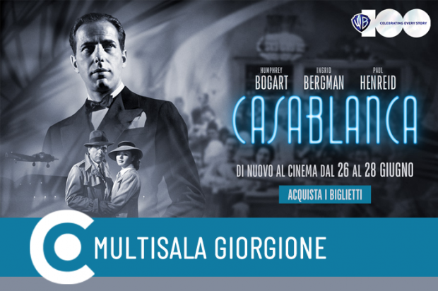 Per i 100 anni di Warner Bros torna in sala Casablanca