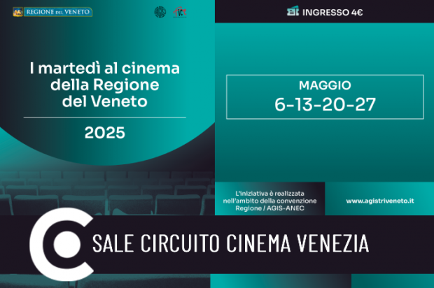 Tornano a maggio i Martedì della Regione: al cinema con 4 euro Tornano a maggio i Martedì della Regione: al cinema con 4 euro