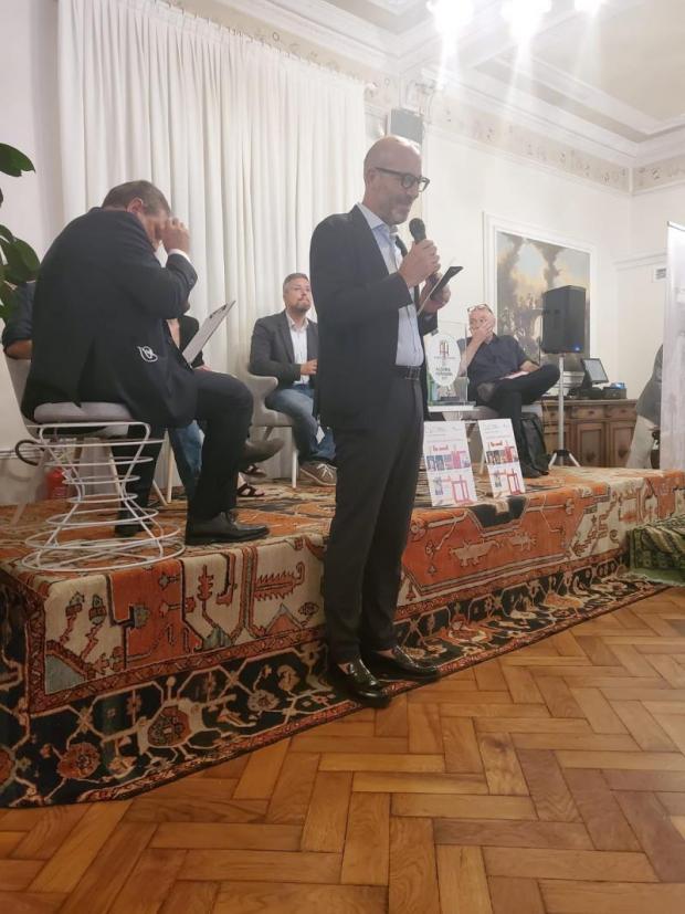 Zuin alla presentazione cinquina Campiello