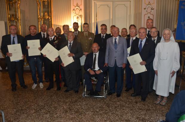 Foto degli insigniti