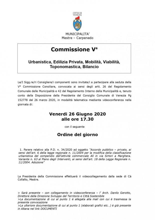 testo convocazione