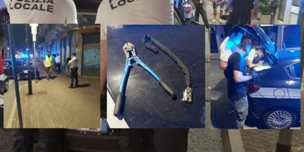 I controlli della Polizia locale a Mestre