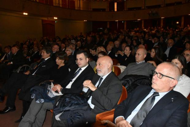 L'assessore Venturini al teatro Goldoni
