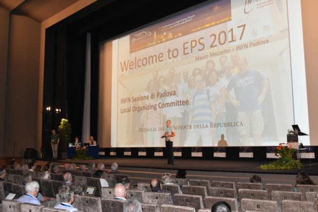 cerimonia di apertura della seduta plenaria della Conferenza internazionale “HEP-EPS2017”