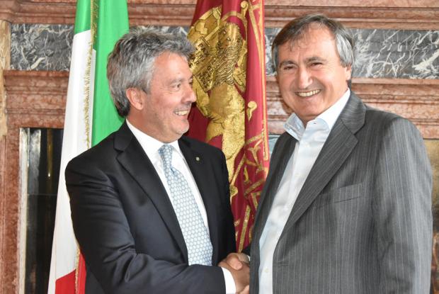 Il questore con il sindaco