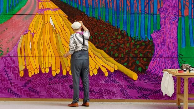 Locandina David Hockney