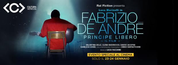 Locandina Fabrizio De Andrè Principe libero