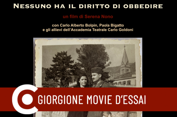 Per la ricorrenza del Giorno della Memoria Nessuno ha il diritto di obbedire con la regista Serena Nono