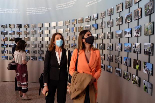 Damiano alla mostra Unesco