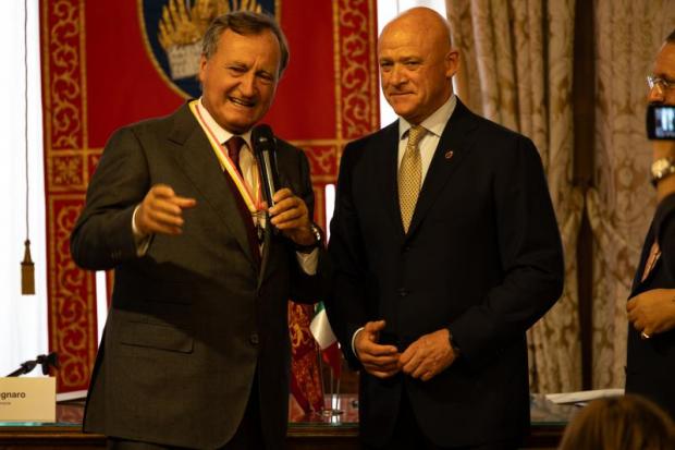 Sindaci Luigi Brugnaro e Gennadiy Trukhanov