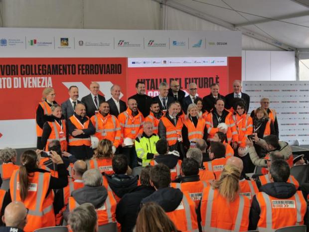 Inaugurazione cantiere ferroviario