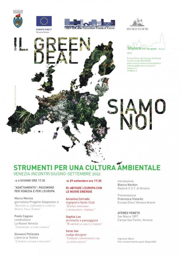 Locandina dell'incontro: Europa verde