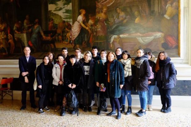 Gli studenti del Liceo Guggenheim