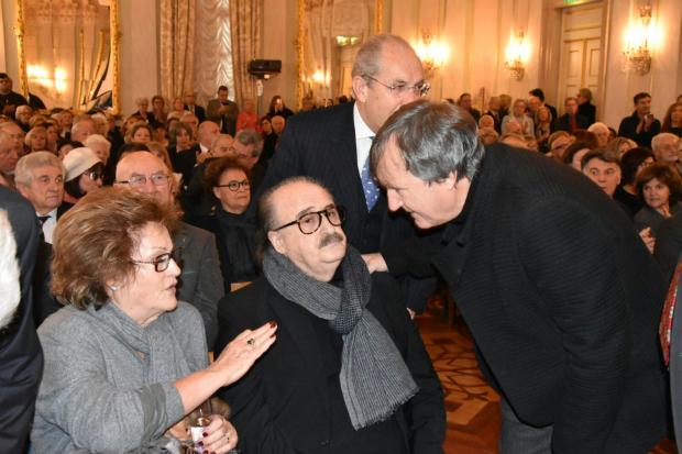 Pino Donaggio con il sindaco