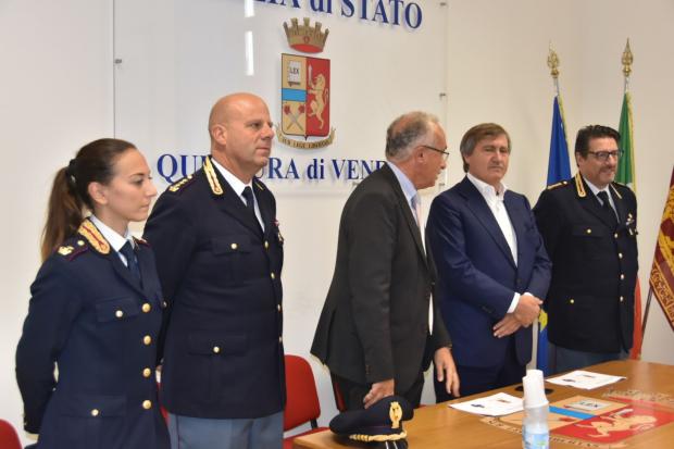 Sindaco Brugnaro e questore Gagliardi