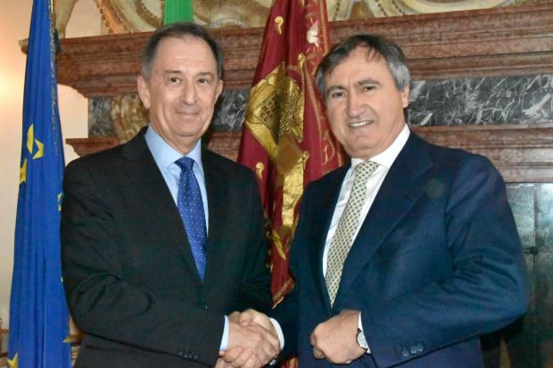 Sindaco Brugnaro e Gianpaolo Scarante