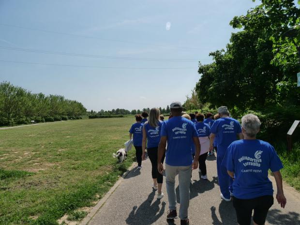 Persone che si allenano al parco