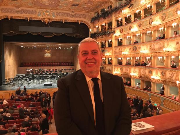 Il consigliere Pellegrini al Teatro La Fenice