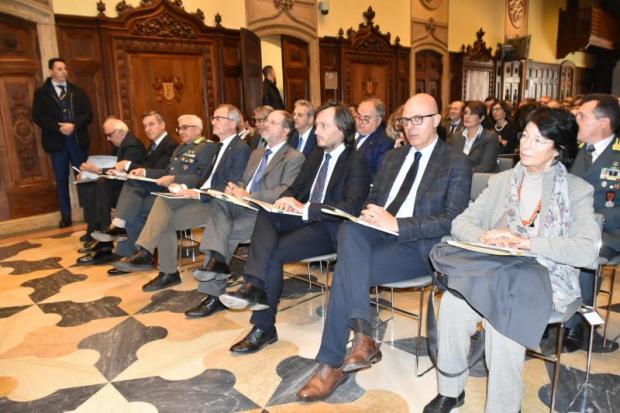 L'assessore Romor tra il pubblico del convegno