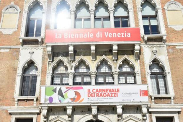facciata di Ca' Giustinian