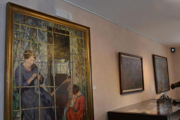 quadri esposti alla mostra