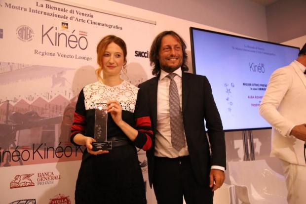 Assessore Romor e Alba Rohrwacher
