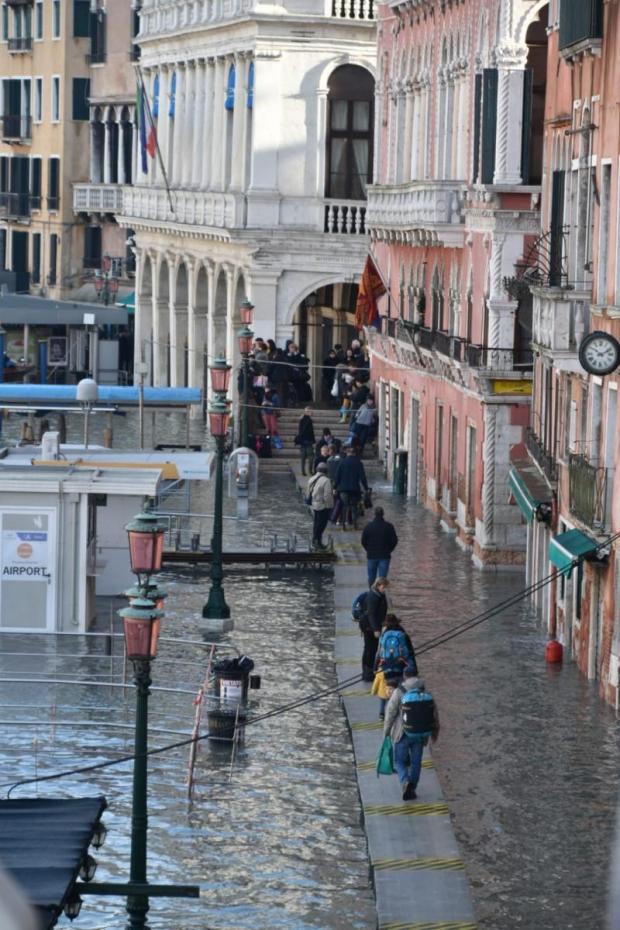 acqua alta a Rialto
