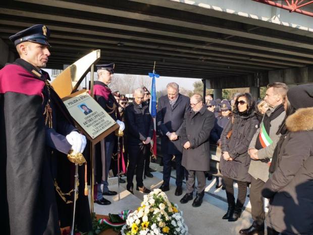 commemorazione del sovrintendente Lippiello