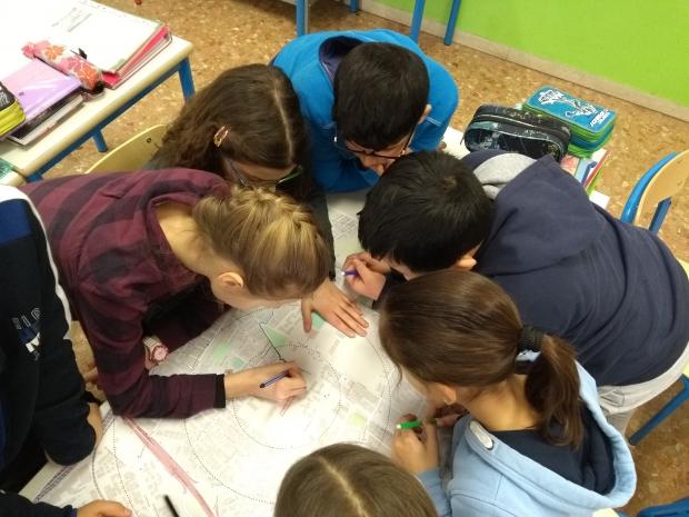 Bambini al lavoro per il Safari urbano