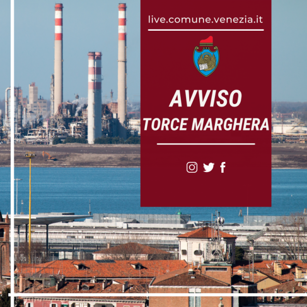 Torce a Porto Marghera