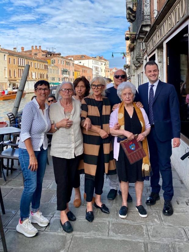 Centenaria insieme a Venturini e Rogliani