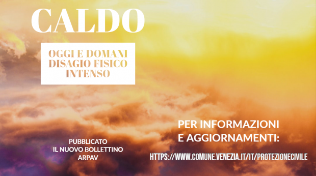 Nei prossimi giorni previsto disagio fisico intenso