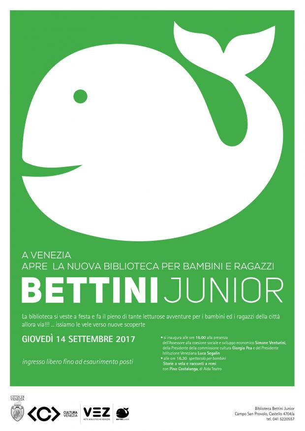 locandina Inaugurazione Bettin Junior locandina Inaugurazione Bettin Junior