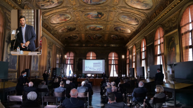 L'incontro alla Biblioteca Marciana con Tomaello
