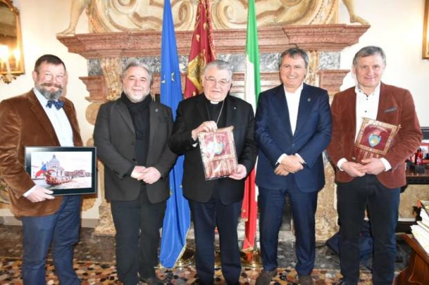Incontro del sindaco Brugnaro con una delegazione di Praga