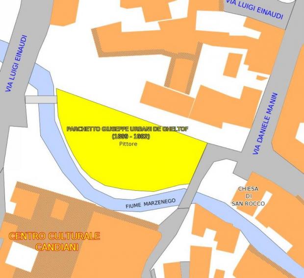 mappa dell'area