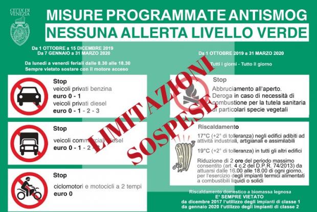 Limitazioni sospese