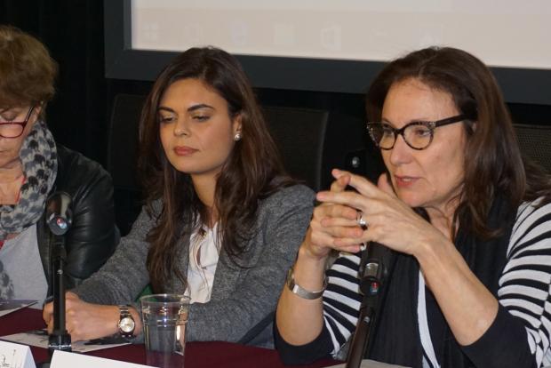 La presidente Damiano e la storica Antonella Scarpa